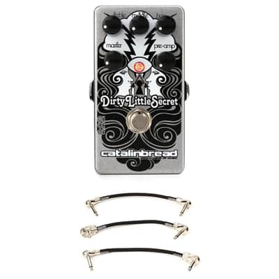 Catalinbread Dirty Little Secret Foundation Overdrive Pedal with 3 Patch Cables image 1