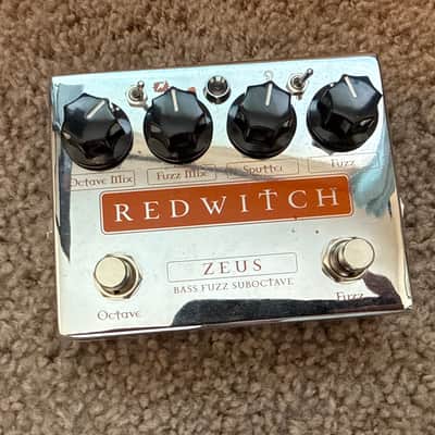 Red Witch Zeus Bass Fuzz Suboctave 2010s - Chrome image 1