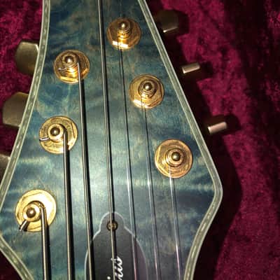 Mayones Regius 7 2013 Trans Blue Jeans image 6