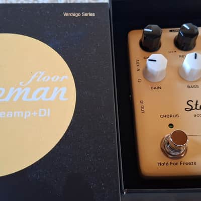 Immagine NuX NAP-5 Stageman Floor Deluxe Acoustic Preamp / DI 2010s - Yellow - 1