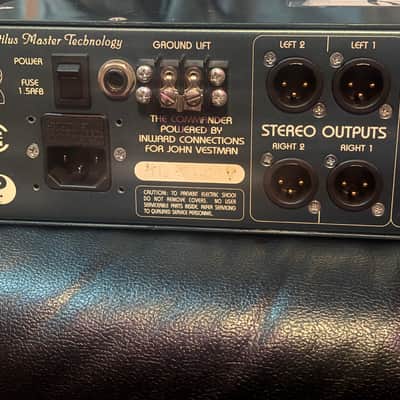 Inward Connection Nautilus Commander summing mixer Early 90s - Blue/Green and silver image 6