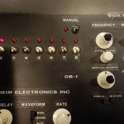 Oberheim OB.1 Synthesizer # 0222 this is a 220 volt version image 2