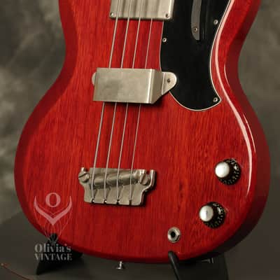 all original 1964 Gibson EB-0 Bass Cherry image 6