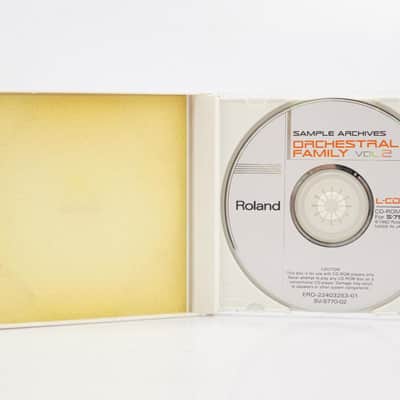 Roland Orchestral Family Vol 1& 2 Rhythm Section CD ROM Disks S-750 S-770 #54938 image 13