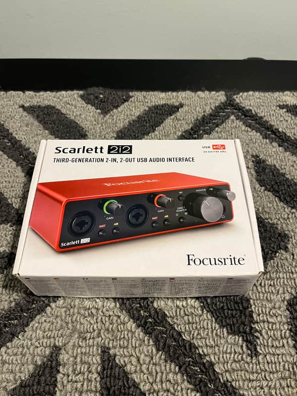 Focusrite Scarlett 2i2 3rd Gen USB Audio Interface