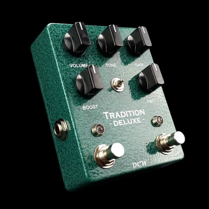 DCW Pedals Tradition Deluxe - Modified Tubescreamer Style Overdrive with Boost image 1