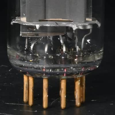 1x NOS 1969’s SIEMENS E280F Top Ring Getter Golden Pin Made in Germany Amplitrex Tested image 3