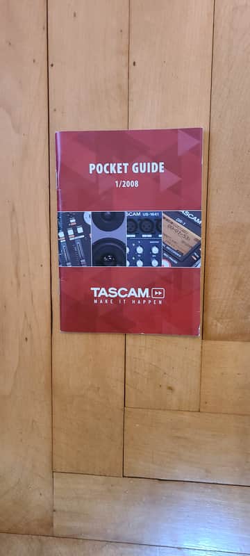 Tascam  Pocket Guide 2008 " Make it Happen" image 1
