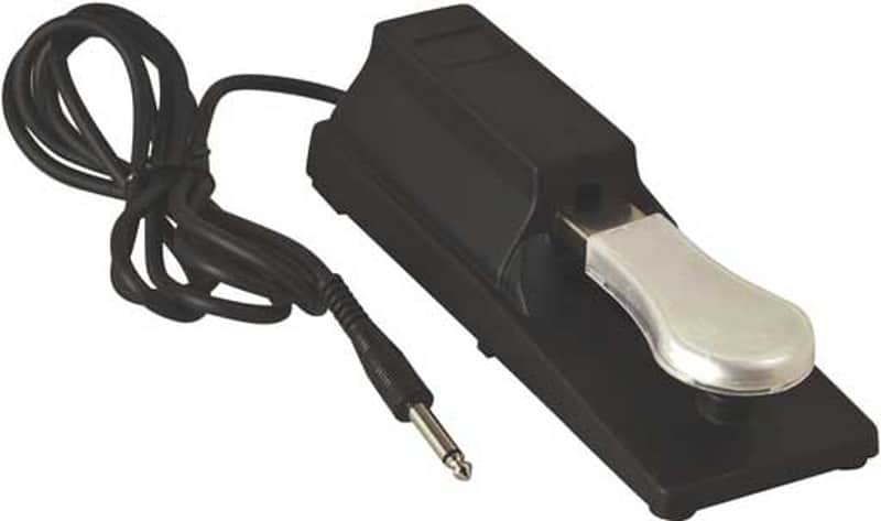 On-Stage KSP100 Piano Style Keyboard Sustain Pedal with 6' 1/4 TRS Cable image 1
