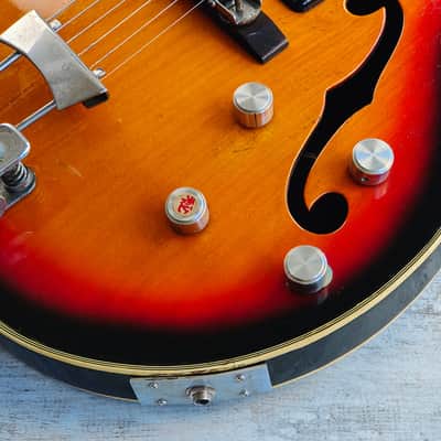 1960's Greco Japan EG-135 Hollowbody Electric Guitar (Sunburst