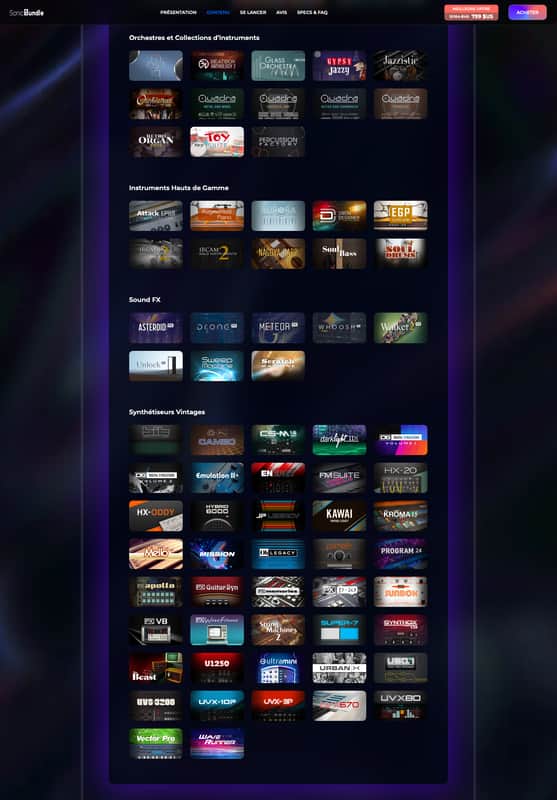 UVI Sonic Bundle - 116 audio plug-ins image 1