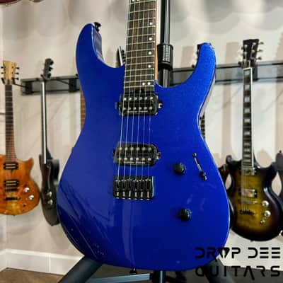 Jackson American Series Virtuoso HT Electric Guitar w/ Case-Mystic Blue image 4