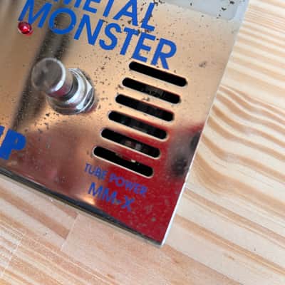 Guyatone Flip Metal Monster 2010s Tube distortion drive pedal - Silver in Very Good Condition image 2