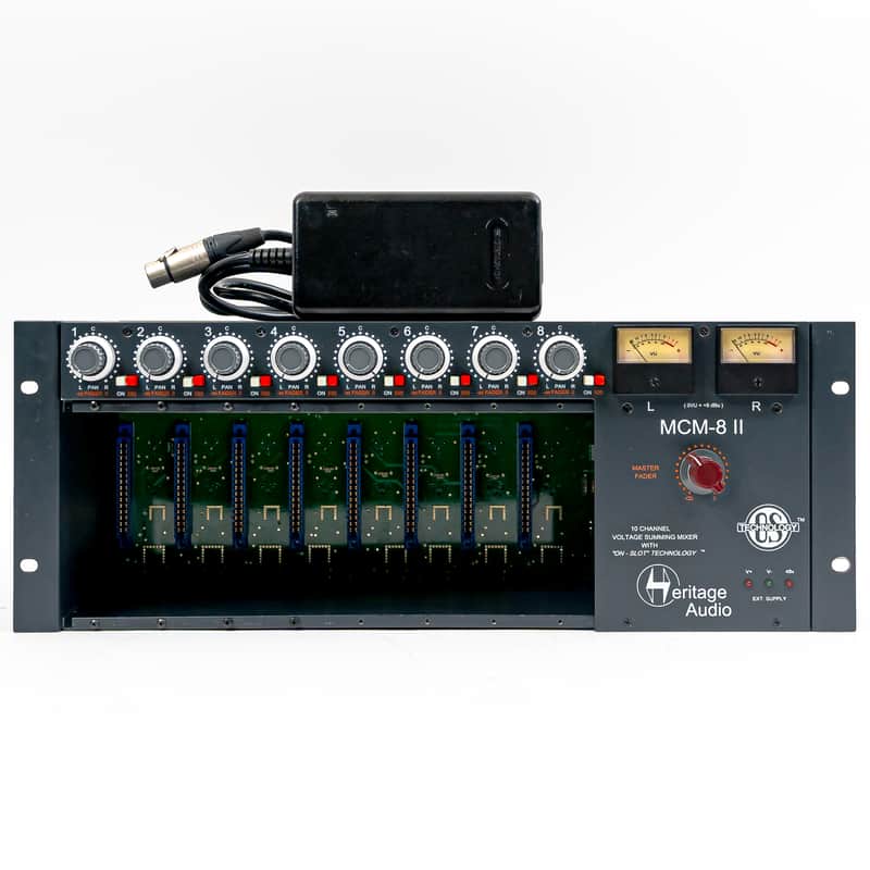 Heritage Audio MCM-8 MKII 500 Series Rack/Summing Mixer with Power Supply image 1