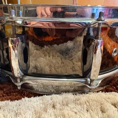Pearl CS1450 Chad Smith Signature 14x5" Steel Snare Drum 2010s - Black Nickel image 3