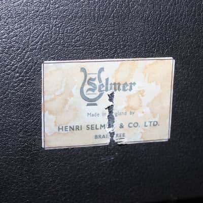 Vintage 1963 Selmer Futurama Bassist Major Valve Amplifier Head & Cabinet MINT image 7