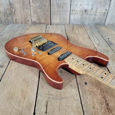 Tom Anderson Drop Top One of Two with Redwood Body 1991 - Honeyburst image 9