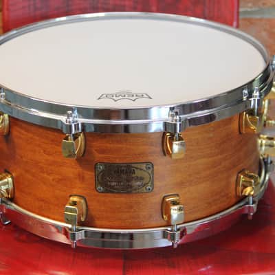 Yamaha Maple Custom - natural vintage 6.5x14 snare drum image 1