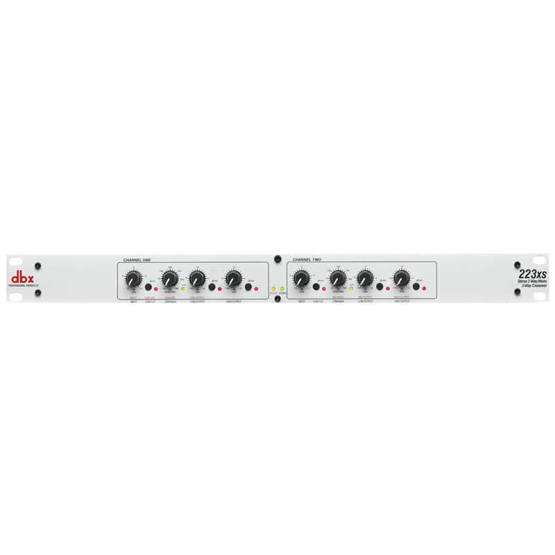 DBX 223xs Stereo 2-Way / Mono 3-Way Crossover (XLR) - Open Box, Mint image 1