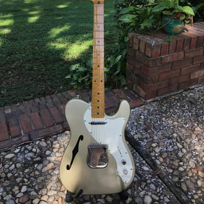 Warmoth Telecaster Thinline Shoreline Gold image 1