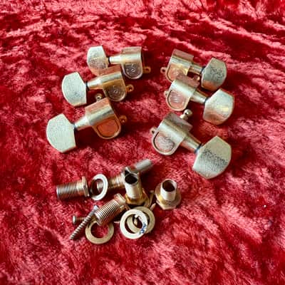 Schaller M6 Gibson Les Paul Custom guitar tuners 1970’s - GOLD original vintage USA SG image 1