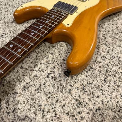 Warmoth Boogie Electric Guitar 7/8ths body Gibson Seymour Duncan 1990s - Natural image 6