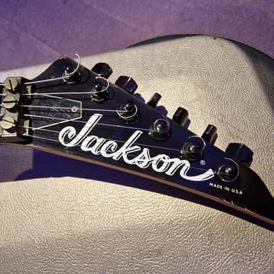 RARE 1988 Jackson USA Custom Shop Limited Edition Lava Crackle American Super Strat Pre-Fender Signed Guitar image 4