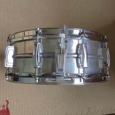 1968 Ludwig Supraphonic Keystone Badge 14x5 LM400 with Protection Racket Case image 4