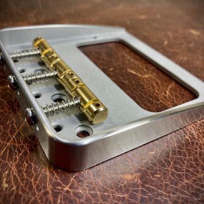 Van Dyke-Harms Telecaster Filtertron Bridge and Compensated Saddle Set 2024 - Stainless Steel image 2
