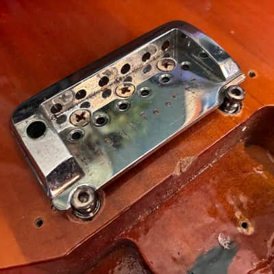 Unbranded Transparent Red Burst S Type Guitar Body inc Bridge image 8