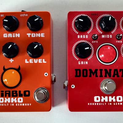2 OKKO Pedals - Dominator MKII & Diablo Gain+ - 2 Pedals in 1 listing! image 15