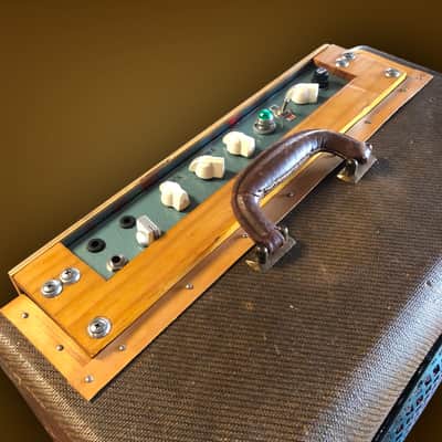 Handwired Blackface Champ clone by Rick Crownover –- 3 band eq, variable negative feedback, in Vintage Projector Case image 5