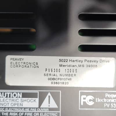 Peavey PV5300 5-Channel Powered Mixer 2010s - Black image 8