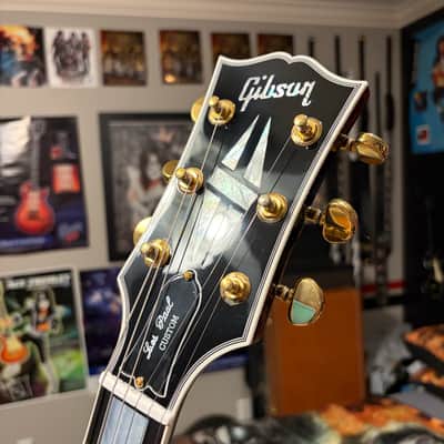 QUILT 👵! 2025 Gibson Custom Shop Les Paul Custom 7A Quilt Top M2M Made To Measure Northen Lights Ebony Fretboard Special Order Figured F Q 5A 7A 1960 V2 Neck Nordic Blue Blueberry Cobalt Trans Aqua Custombucker Pickups Gold Hardware Full Gloss image 13