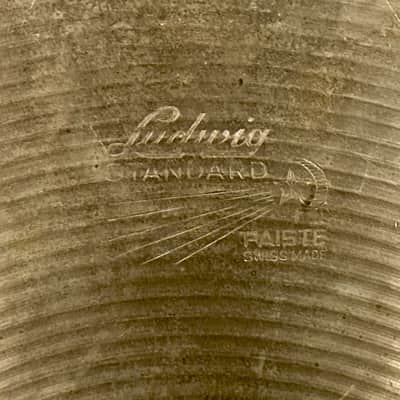 16" Paiste 1960s Ludwig Standard Crash Cymbal 889g Swiss Made *Video Demo* image 4