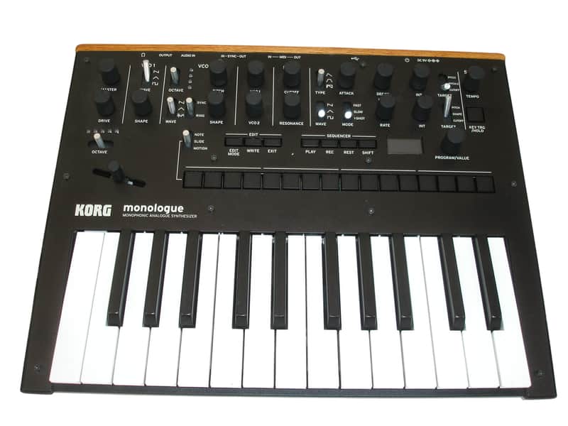 Korg monologue 25-Key Analog Synthesizer, Black image 1