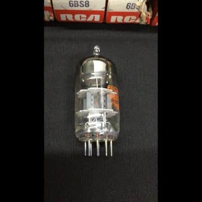 FULL SLEEVE (5) NOS NIB RCA 6BQ7A 6BZ7 6BS8 Radio Audio VACUUM TUBES 9.9856 image 2