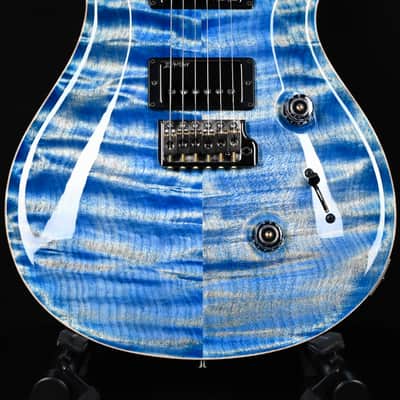 PRS Custom 24 Wood Library w/ 10-Top, Brazilian Rosewood, & McCarty III Pickups- Faded Blue Jean 2026 (0422580) image 11