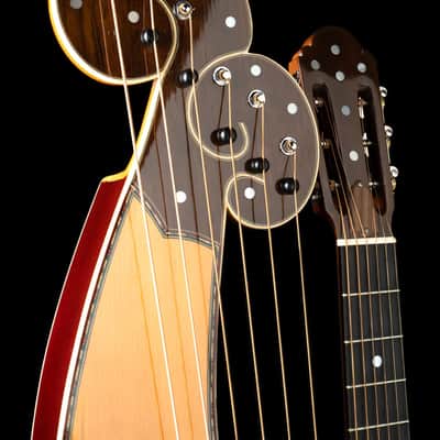 Lark In The Morning Harp Guitar Vintage Natural image 10