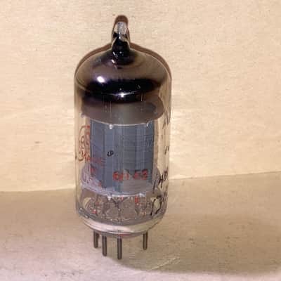 1960 CBS 12AX7 12AX7A ECC83 Long Plate Tube, Tested image 2