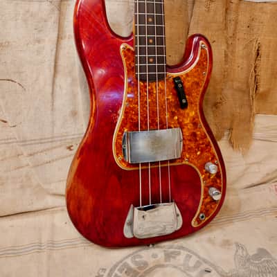 Fender Precision Bass 1960 - Red - Refin image 6