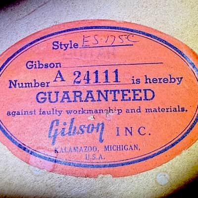 Gibson ES-175 1956 - a stunning 1 family owned all original example ready to enjoy ! image 10