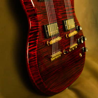Gibson EDS-1275 Supreme Ultra Flamed Maple Double Neck SG Electric Guitar image 2