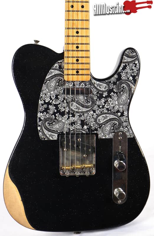 Fender Brad Paisley Telecaster Black Sparkle Electric Guitar w/ Gig Bag
