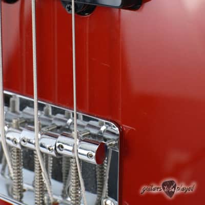 Squier Vintage Modified Jazz Bass '70s - Candy Apple Red image 6