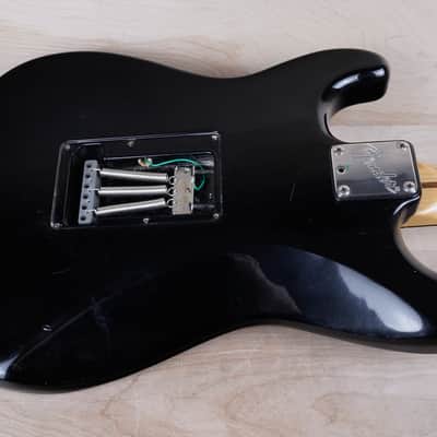 Fender ST-562 Contemporary Stratocaster MIJ 1985 Black Japan Fujigen System I Locking Tremolo w/ Hard Case image 12