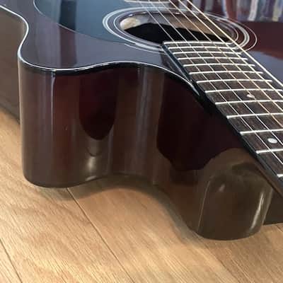 Takamine G-330RC, Wine Red, RH 6-String Acous/Elec Guitar w/ Hard Case image 6
