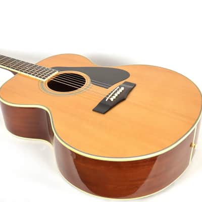 Yamaha CJ-818 Country Jumbo Natural Acoustic Guitar w/ OHSC image 4
