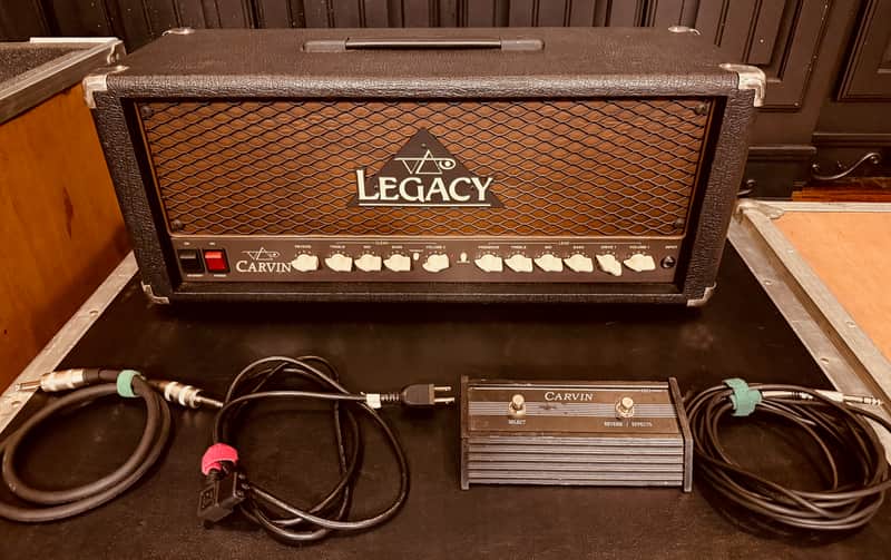 Carvin Legacy Model VL100 Steve Vai Signature 2-Channel 100-Watt Guitar Amp Head 1999 - 2008 - Brown image 1