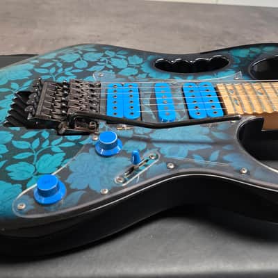 Ibanez JEM77 BFP 1991 FIRST YEAR Blue Floral Pattern JEM 77 Steve Vai Signature Pro Artist Super Strat RARE Guitar MIJ Japan Pre-JEM77P image 14